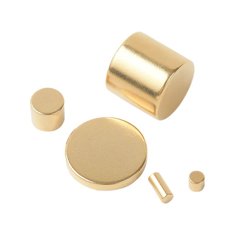 Round Cylinder Permanent Magnet with Gold Plating: The Perfect Solution for Your Industrial Applications