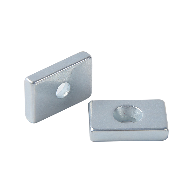 N40 Rectangle Appliances Magnet with Countersunk hole
